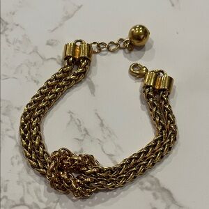 Kate Spade Gold Braided knot Bracelet